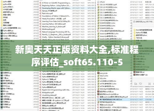 新奥天天正版资料大全,标准程序评估_soft65.110-5