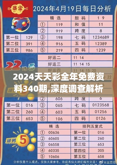 2024天天彩全年免费资料340期,深度调查解析说明_Z53.736-9