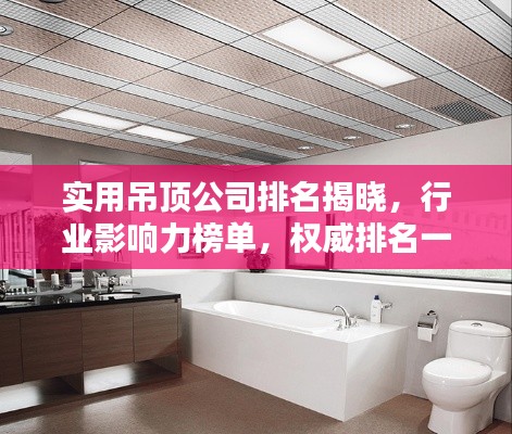 实用吊顶公司排名揭晓，行业影响力榜单，权威排名一网打尽
