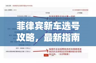 菲律宾新车选号攻略，最新指南助你轻松选号！