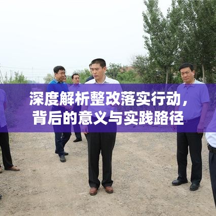 深度解析整改落实行动，背后的意义与实践路径