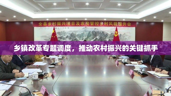 乡镇改革专题调度，推动农村振兴的关键抓手