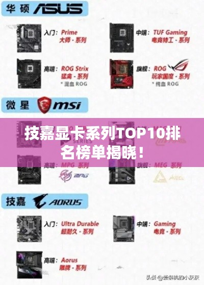 技嘉显卡系列TOP10排名榜单揭晓！
