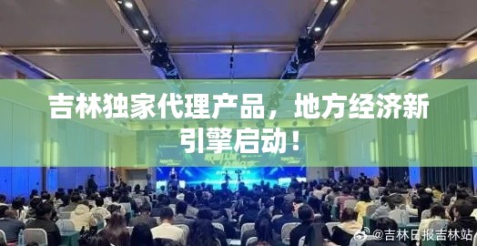 吉林独家代理产品，地方经济新引擎启动！